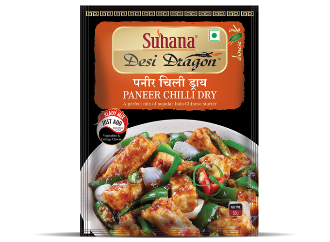 Suhana Ready-to-cook Paneer Chilli (Dry) Mix Pouch