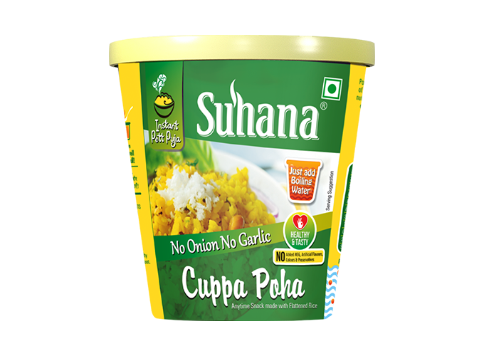 Suhana Cuppa Poha No Onion No Garlic