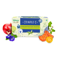 Suhana  Health Concentration Mantra Herbal Premix Temple T Sachet