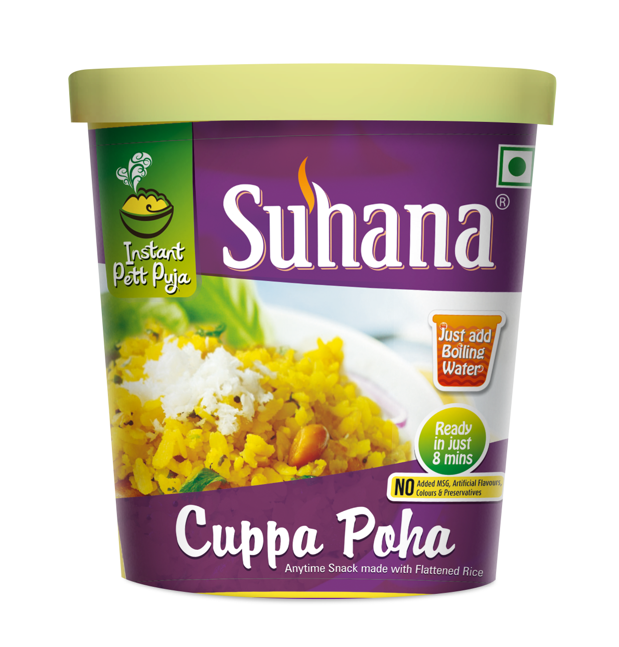 Suhana Ready To Eat Instant Poha Mix Cuppa