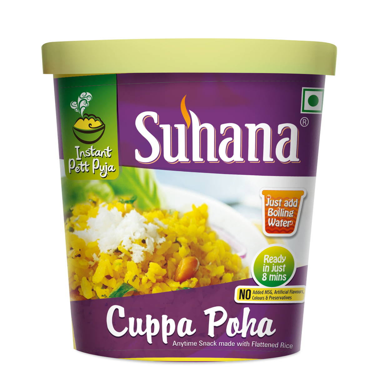 Suhana Ready To Eat Instant Poha Mix Cuppa