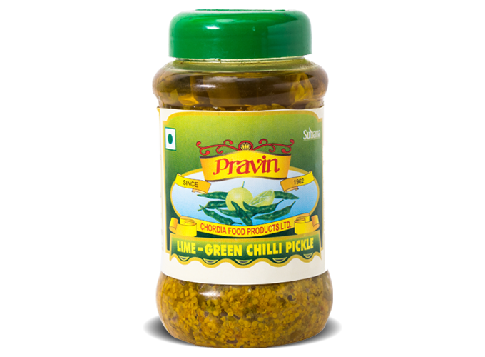 Pravin Lime - Green Chilli Pickle Jar