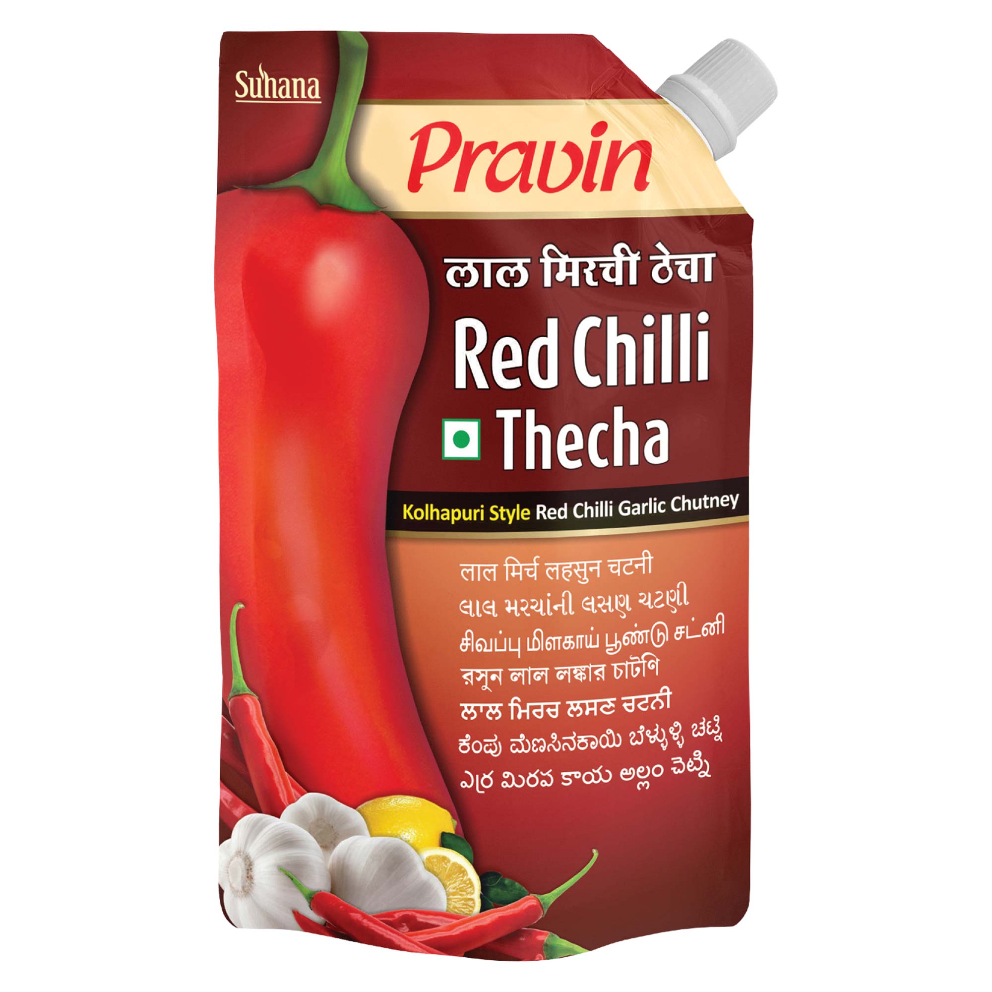 Pravin Red chilli Thecha Pouch