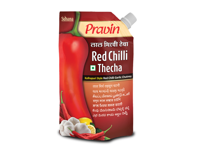 Pravin Red chilli Thecha Pouch