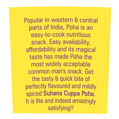 Suhana Ready To Eat Instant Poha Mix Cuppa