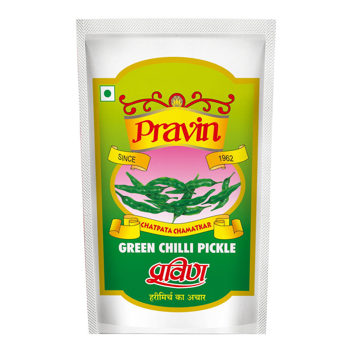 Pravin Green Chilli Pickle Pouch