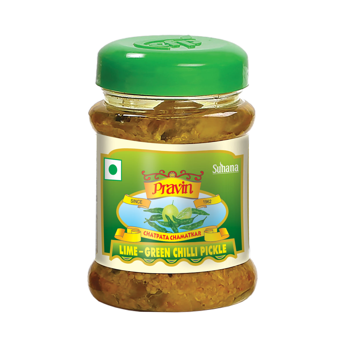 Pravin Lime - Green Chilli Pickle Jar