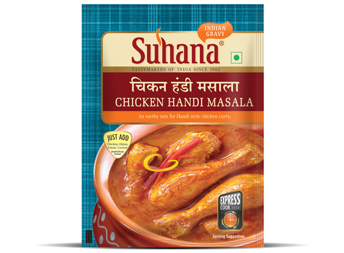 Suhana Chicken Handi Spice Mix Masala Pouch