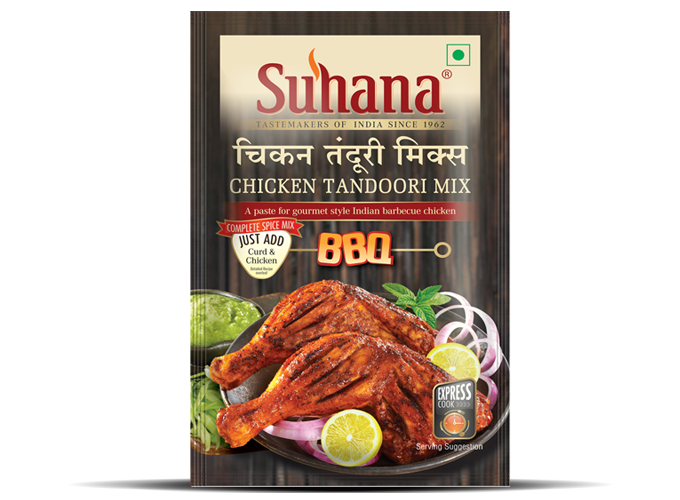 Suhana Chicken Tandoori (Paste) Spice Mix Pouch