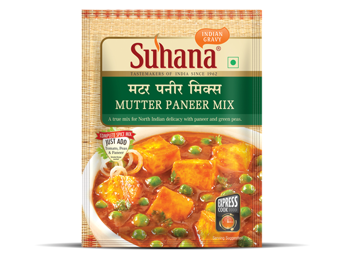 Suhana Mutter Paneer Masala Spice Mix 25g Pouch