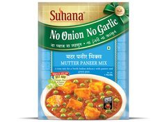 Suhana Mutter Paneer No Onion No Garlic Spice Mix Pouch