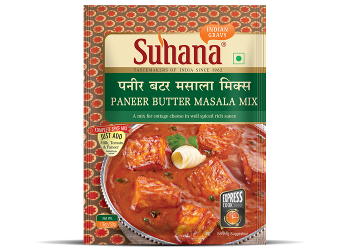 Suhana Paneer Butter Masala Spice Mix 25g Pouch