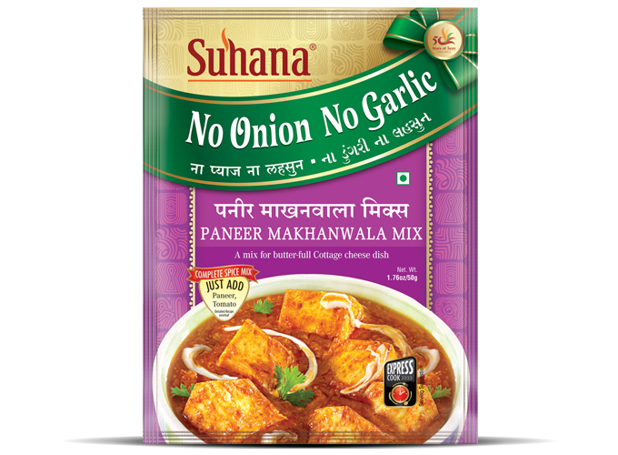 Suhana Paneer Makhanwala No Onion No Garlic Spice Mix Pouch