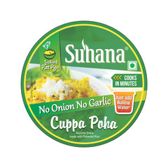 Suhana Ready To Eat Poha No Onion No Garlic Cuppa