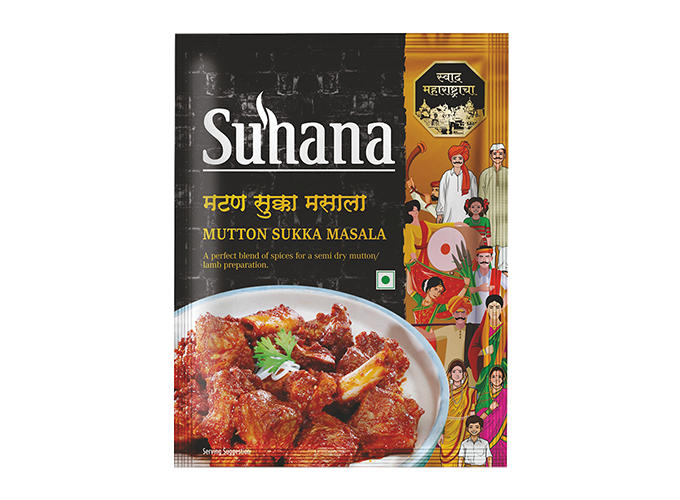 Suhana Mutton Sukka Masala 25g Pouch