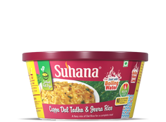 Suhana Ready To Eat Dal Tadka & Jeera Rice Cuppa