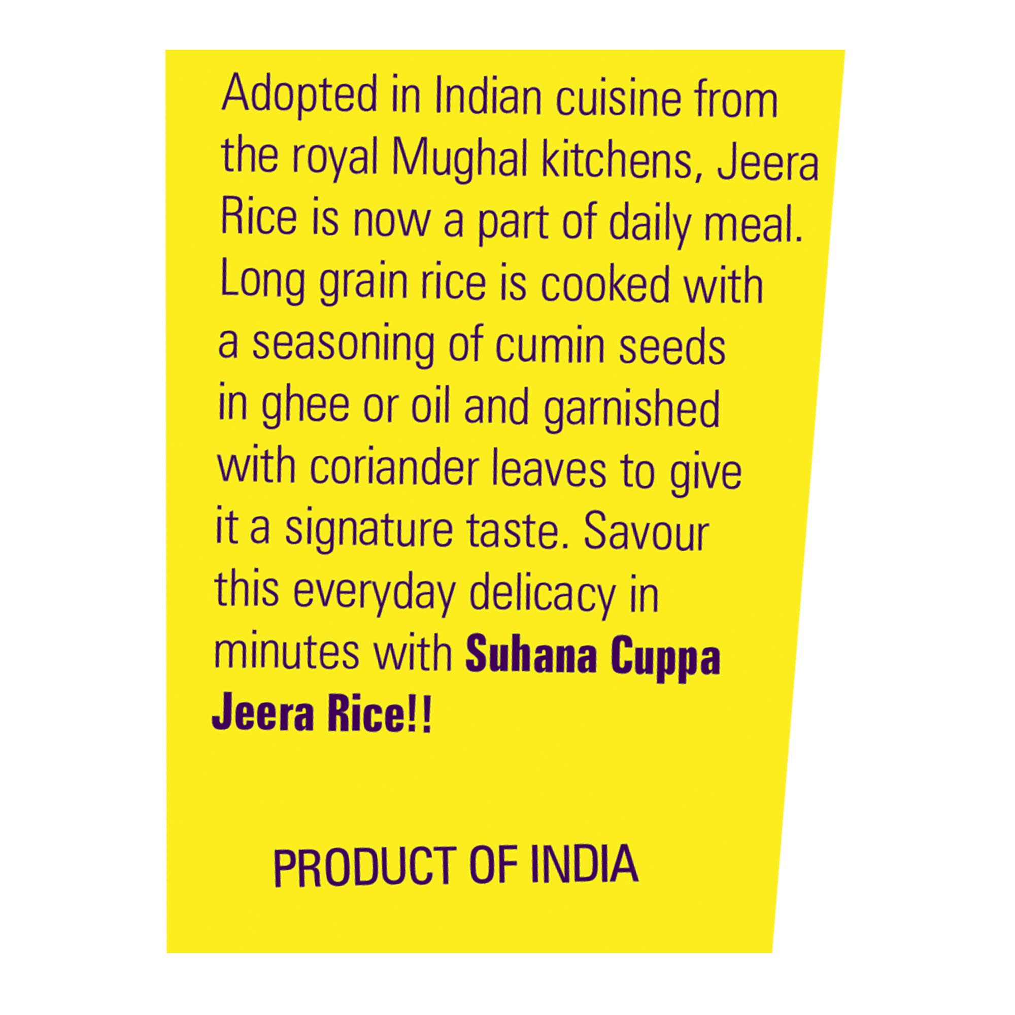 Suhana Jeera Rice Cuppa