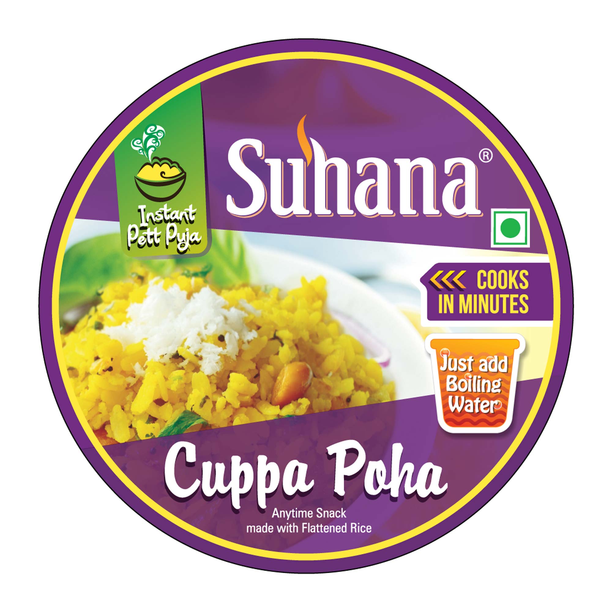 Suhana Ready To Eat Instant Poha Mix Cuppa