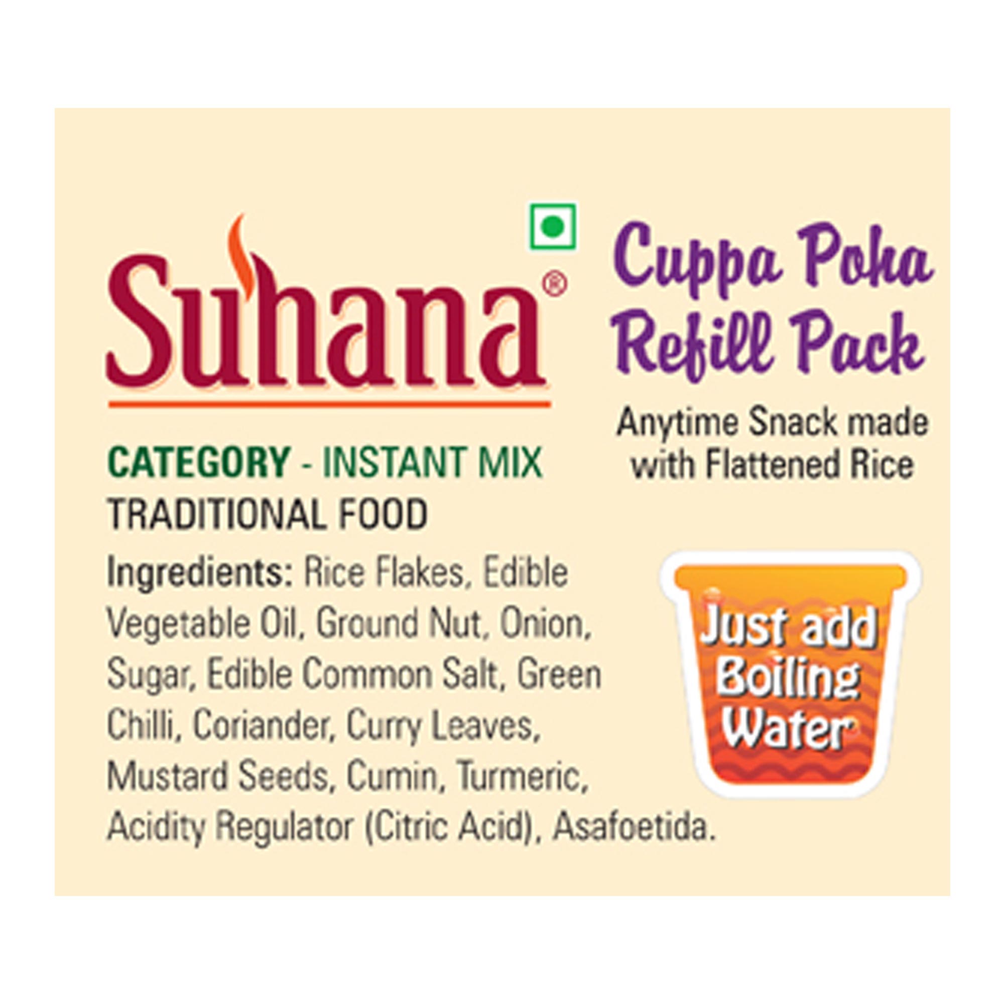 Suhana Ready To Eat Poha Mix Refill