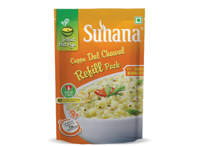 Suhana Ready To Eat Dal Chawal Refill