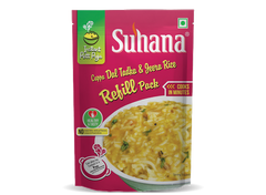 Suhana Ready To Eat Dal Tadka & Jeera Rice Refill