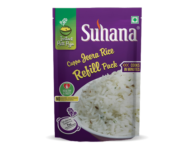 Suhana Ready To Eat Jeera Rice Refill