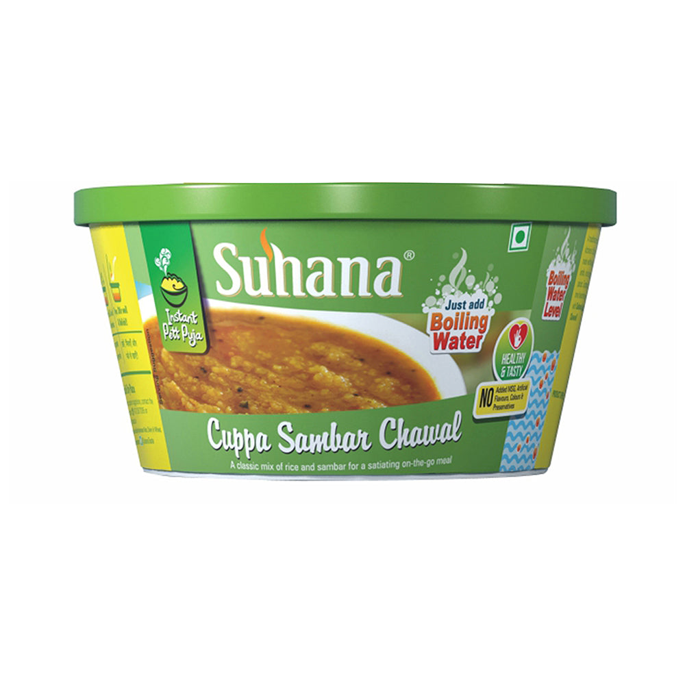 Suhana Ready To Eat Sambar Chawal Mix Cuppa