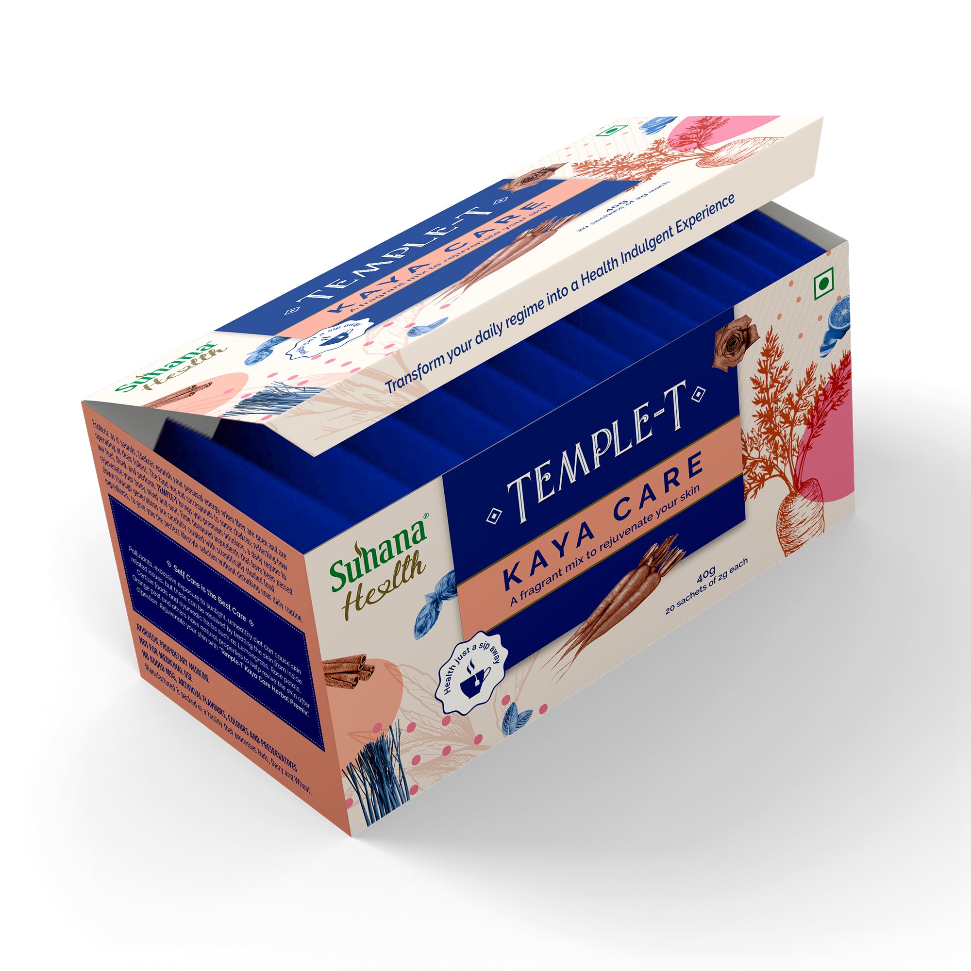 Suhana Health Kaya Care Herbal Premix Temple T Sachet