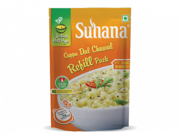 Suhana Ready To Eat Dal Chawal 80g Refill