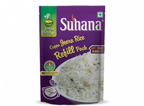 Suhana Ready To Eat Jeera Rice 50g Refill