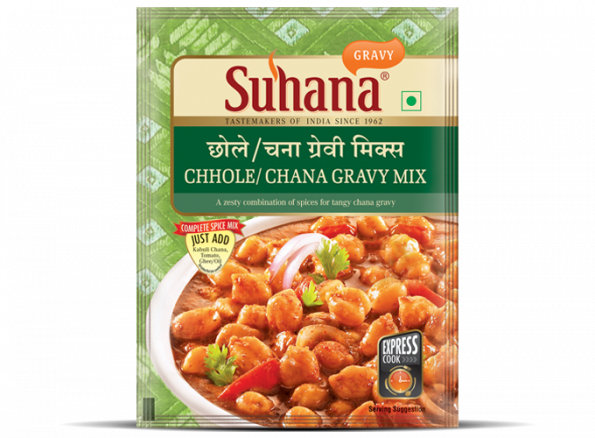 Suhana Chhole Chana Gravy Spice Mix 50g Pouch