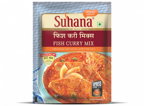 Suhana Fish Curry Spice Mix 50g Pouch