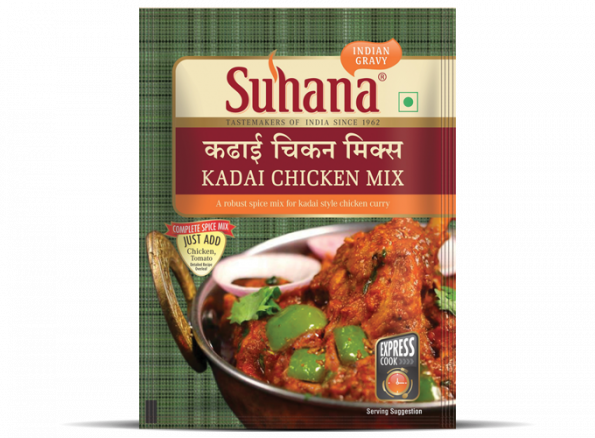 Suhana Kadai Chicken Spice Mix 50g Pouch