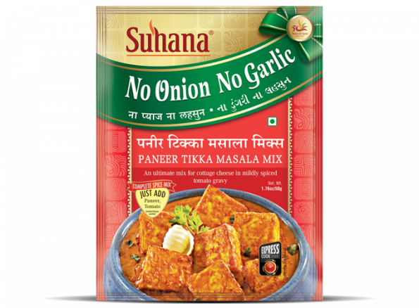 Suhana Paneer Tikka (NONG) Jain Spice Mix 50g Pouch