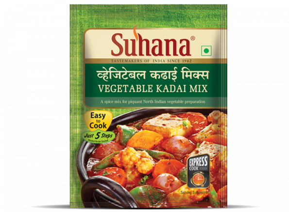 Suhana Vegetable Kadhai Spice Mix 50g Pouch