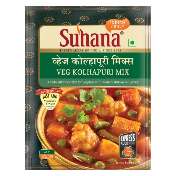 Suhana Veg Kolhapuri Spice Mix 80g Pouch