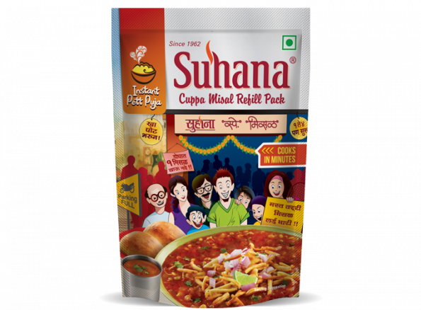 Suhana Ready To Eat Misal Mix 70g Refill