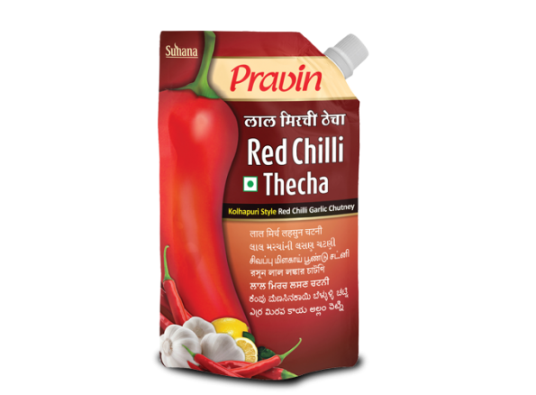 Pravin Red chilli Thecha 100g S. Pouch