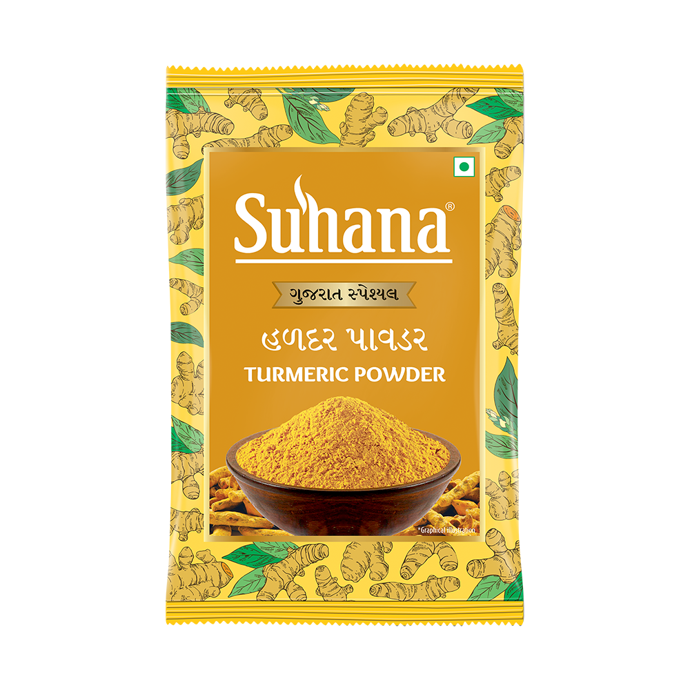 Suhana Gujarat Spl Turmeric Powder 1kg Pouch