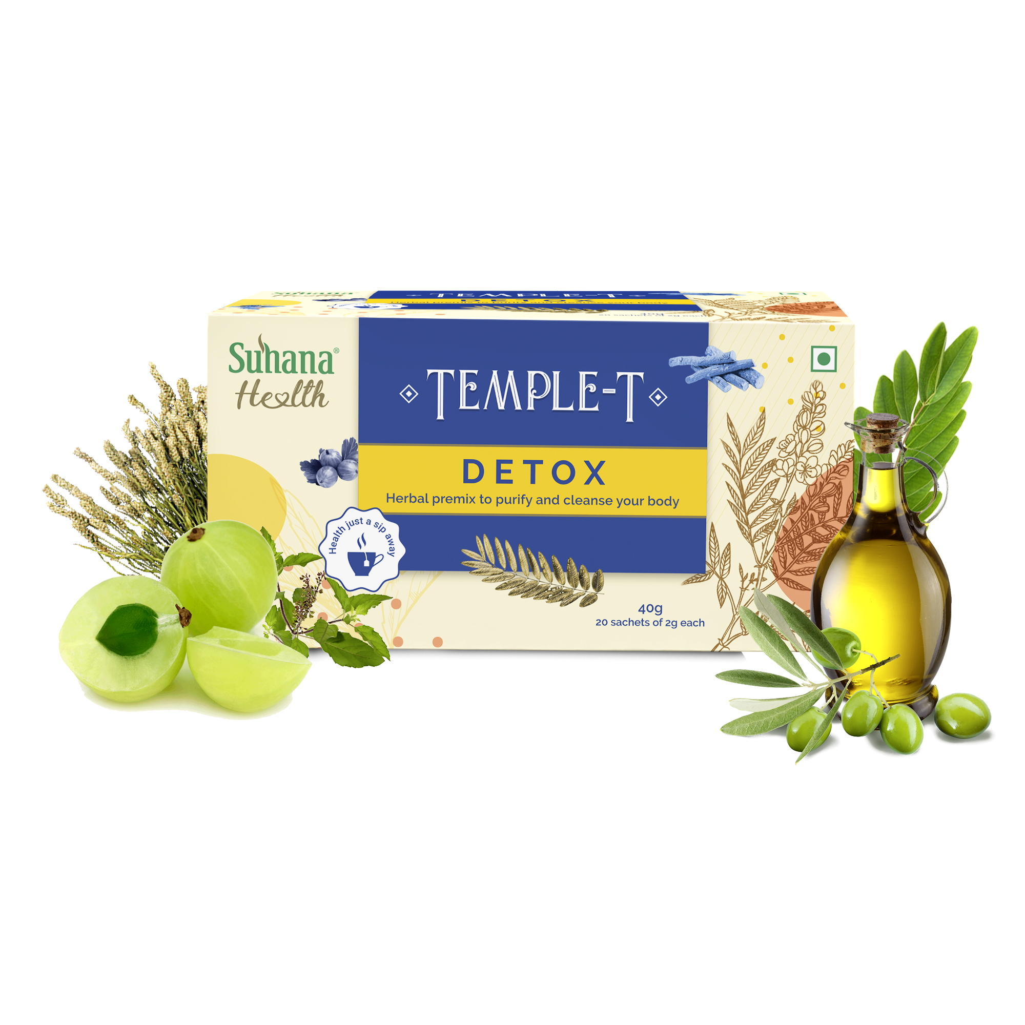 Suhana Health Detox Herbal Premix Temple T